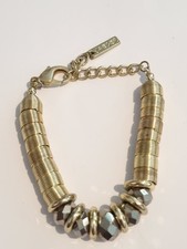 Jaeger Bracelet Gold Tone With