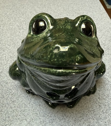 Vintage scioto ceramic frog - ceramic,