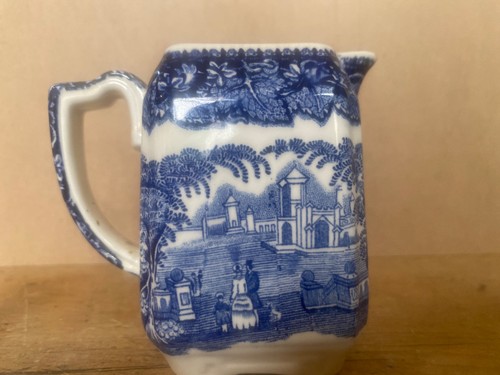 Small blue white mason s - white, mason's