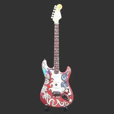 Miniature Guitar Jimi Hendrix Saville Sgt Peppers Fender Stratocaster Model