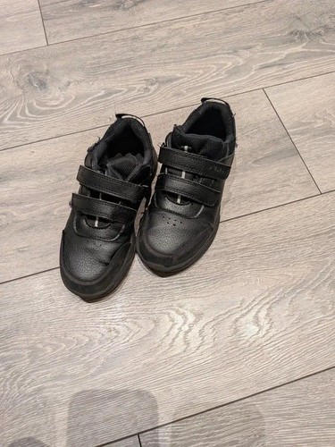 Clarks boys black leather - black,