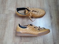 RARE ADIDAS JEANS MK 11 LEATHER TRAINERS 2016 TAN UK SIZE 10
