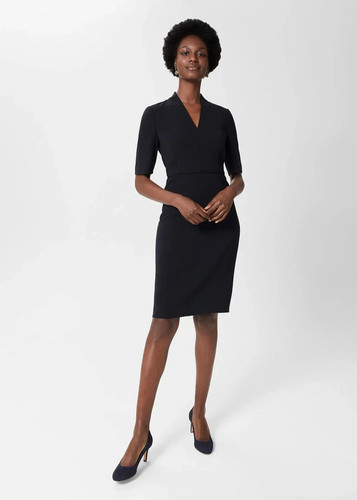 Hobbs navy shift dress - hobbs,
