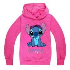 Stitch Hoodie Children Cartoon Clothes Kid Girl Boy Lilo & Stitch Sweatshirt