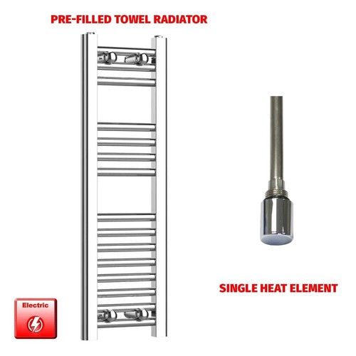 Chrome electric heated - chrome, towel