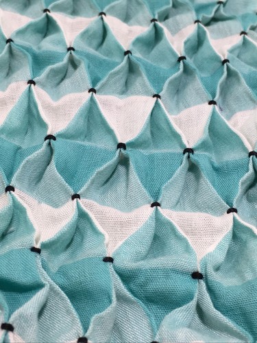 Honeycomb smocked unfinished - honeycomb,