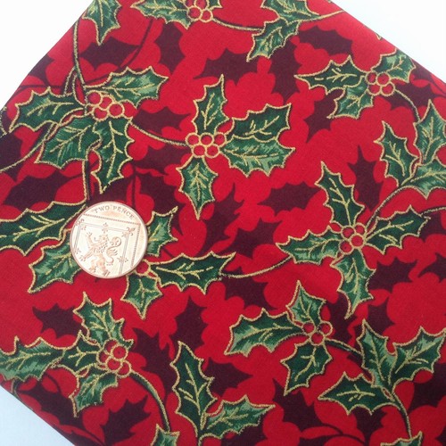 100 cotton christmas fabric - christmas,
