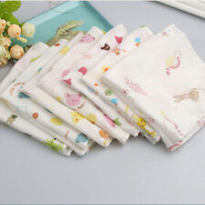 20Pcs 100% Cotton Soft Newborn Baby Gauze Muslin Square Bath Wash Handkerchief