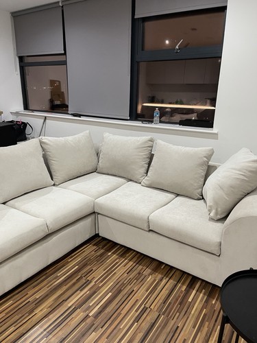 Creamy seater corner sofa - 5,