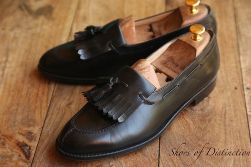 Gucci black leather tasselled - leather,