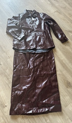 Sold out burgundy faux - sold,