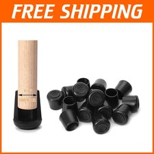100 Pack Black Chair Leg Caps