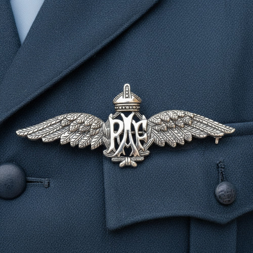 Raf wings brooch badge solid - badge,
