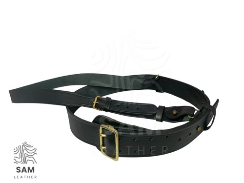Sam browne belt - browne, black