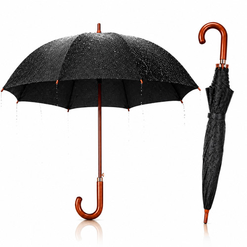 Windproof large black classic - black,