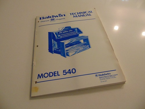 Baldwin organ 540 service - baldwin,