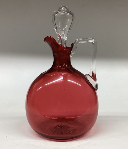 Antique cranberry glass - antique,