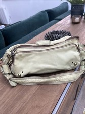 Genuine Oushka Leather Bag - Used but Excellent Condition - fresh Green