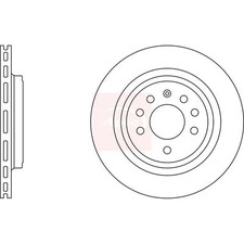 2x Brake Discs Vented For Opel
