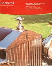 Bonhams, Important Collectors' Cars & Fine Automobilia Catalogue: 22 June 2002