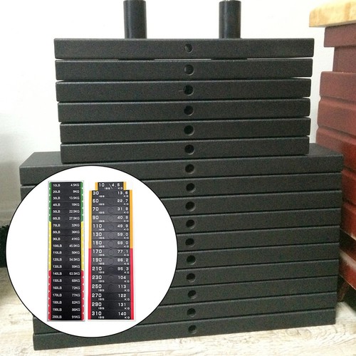 Weight block marking - block,