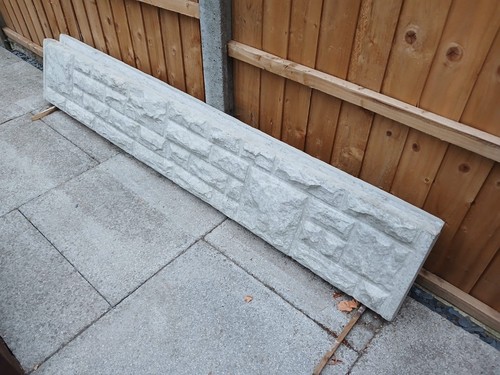 Two 6x2 concrete gravel - ft,