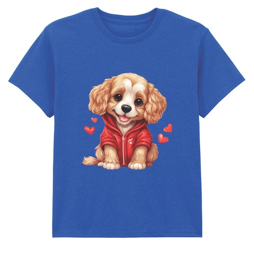 Cute puppy dog kids - cute, t-shirt