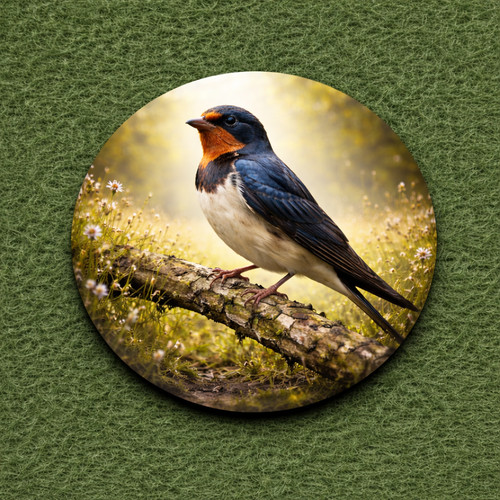 Swallow british bird - swallow, pin