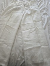 White Linen Trousers