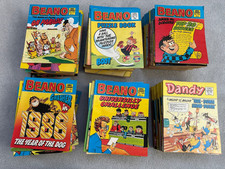 Beano & Dandy Comic Library Lot (141 Issues, 1980s) – Vintage UK Bundle