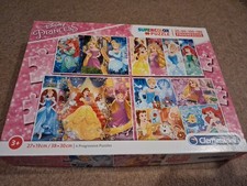 4 X Disney Princess Puzzles