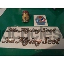 Vintage FLYING SCOT decals AND