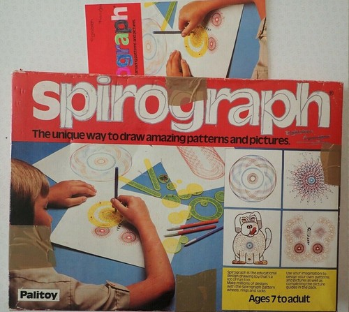 Vintage 1980 spirograph - spirograph, fun