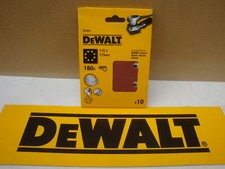 DEWALT DT3024 10 X  180GRIT  115MM PALM SANDER SANDING SHEETS D26441