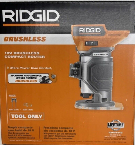 Ridgid 18v cordless brushless - +ridgid,