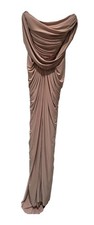 Rhea Costa strapless blush