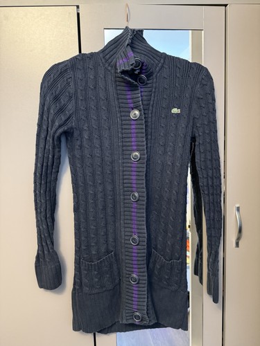 Lacoste longline cardigan - longline,