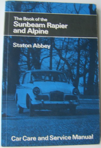 Sunbeam rapier alpine all - sunbeam,