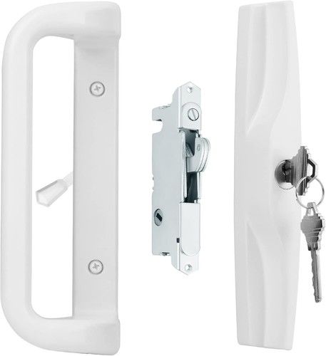 White patio sliding door - sliding,