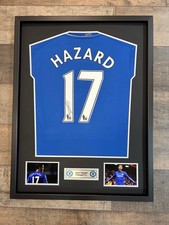 Signed Framed Eden Hazard