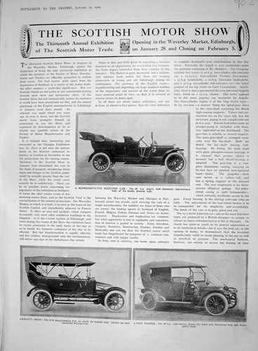 Old 1910 motor car - motor, show