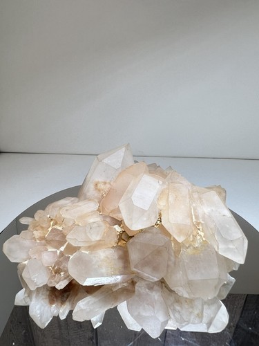 Quartz cluster with - quartz, multiple