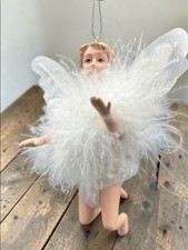 Kneeling Fairy Ornament With