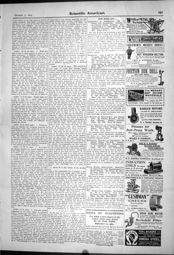 Old print 1903 scientific - print,