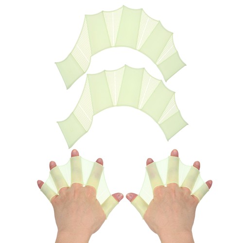 Silicone swimming gloves - silicone,