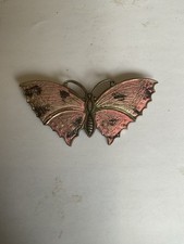Pretty Enamel Butterfly Brooch