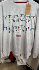 Stranger  Things Christmas Lights Pyjamas Set UK Size 4-20 2XS-XL