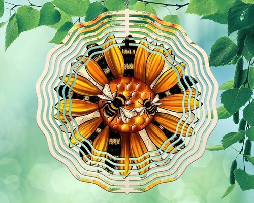 Inch honey bee - inch, sunflower