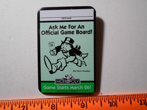 125x3 mcdonalds pin back - 2.125x3.12",