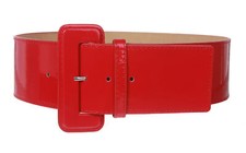 Ladies High Waist Wide Patent